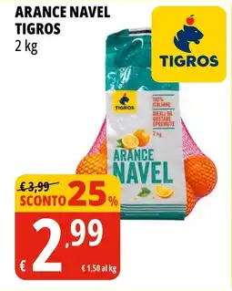 Tigros Arance navel TIGROS offerta