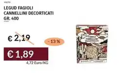 Prezzemolo e Vitale Legud fagioli cannellini decorticati offerta
