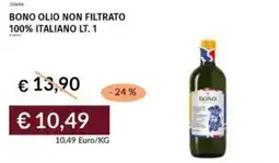 Prezzemolo e Vitale Bono olio non filtrato 100% italiano offerta