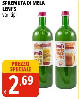 Tigros Spremuta di mela LENI'S offerta