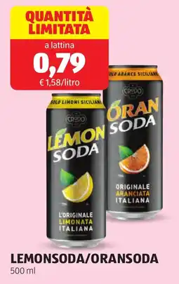 ALDI Lemonsoda/oransoda offerta