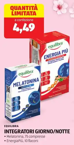ALDI Equilibra integratori giorno/notte offerta