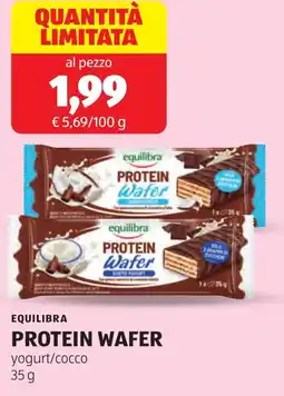ALDI Equilibra protein wafer offerta