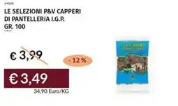 Prezzemolo e Vitale Le selezioni p&v capperi di pantelleria i.g.p. offerta