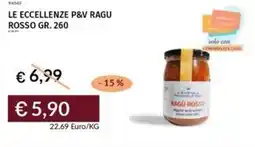 Prezzemolo e Vitale Le eccellenze p&v ragu rosso offerta