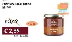 Prezzemolo e Vitale Campisi sugo al tonno offerta