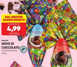 ALDI Monarc uovo di cioccolato offerta
