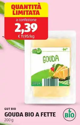 ALDI Gut bio gouda bio a fette offerta