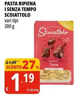 Tigros Pasta ripiena i senza tempo SCOIATTOLO offerta
