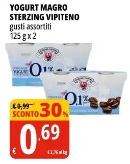 Tigros Yogurt magro STERZING VIPITENO offerta