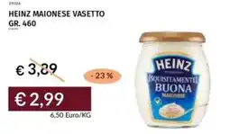 Prezzemolo e Vitale Heinz maionese vasetto offerta