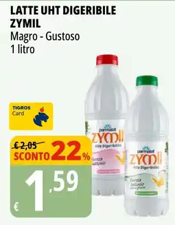 Tigros Latte uht digeribile ZYMIL offerta
