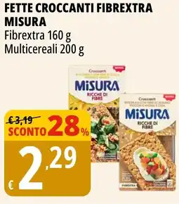 Tigros Fette croccanti fibrextra MISURA offerta