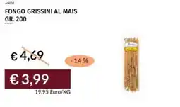 Prezzemolo e Vitale Fongo grissini al mais offerta