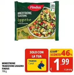 Tigros Minestrone tradizione leggero FINDUS offerta