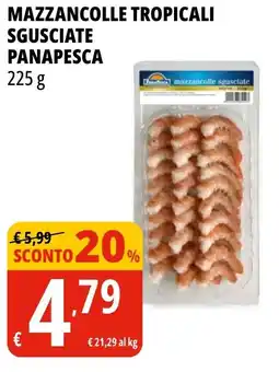 Tigros Mazzancolle tropicali sgusciate PANAPESCA offerta
