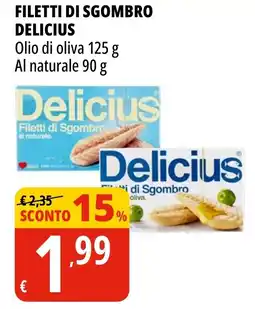 Tigros Filetti di sgombro DELICIUS offerta