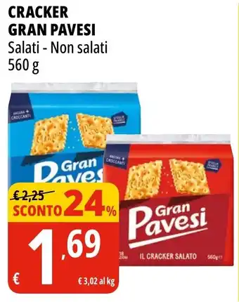 Tigros Cracker GRAN PAVESI offerta