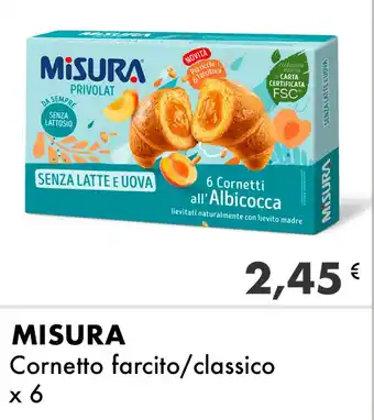 MISURA Cornetto farcito/classico