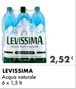 Iper Tosano LEVISSIMA Acqua naturale offerta