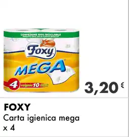 Iper Tosano FOXY Carta igienica mega offerta
