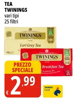 Tigros Tea TWININGS offerta
