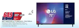 Trony LG TV WebOS UHD AI 75" SERIE UA75 - 75UA75006LA offerta