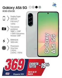 Trony SAMSUNG Galaxy A56 5G offerta
