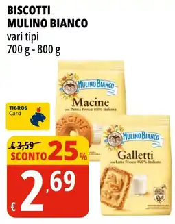 Tigros Biscotti MULINO BIANCO offerta