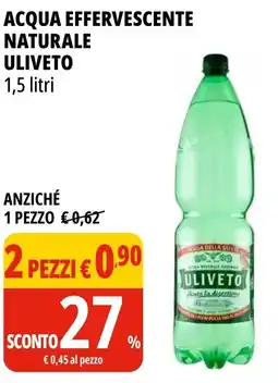 Tigros Acqua effervescente naturale ULIVETO offerta