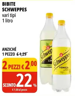 Tigros Bibite SCHWEPPES offerta