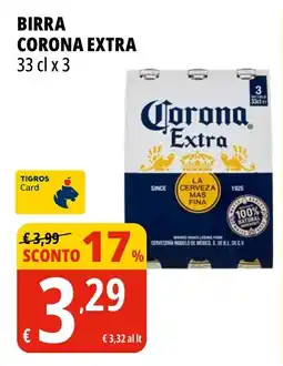 Tigros Birra CORONA EXTRA offerta