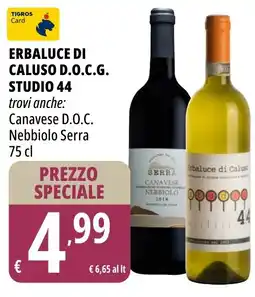 Tigros Erbaluce di caluso D.O.C.G. STUDIO 44 offerta