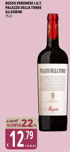 Tigros Rosso veronese I.G.T. PALAZZO DELLA TORRE ALLEGRINI offerta