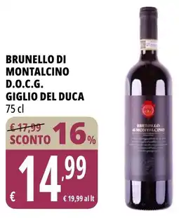 Tigros Brunello di montalcino D.O.C.G. GIGLIO DEL DUCA offerta