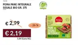 Prezzemolo e Vitale Pema pane integrale segale bio offerta