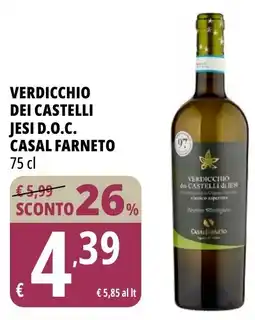 Tigros Verdicchio dei castelli jesi D.O.C. CASAL FARNETO offerta