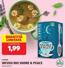 ALDI Cupper infuso bio snore & peace offerta