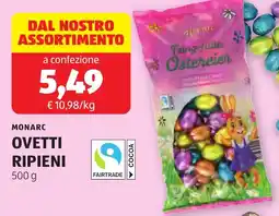 ALDI Monarc ovetti ripieni offerta