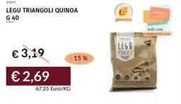 Prezzemolo e Vitale Legu triangoli quinoa offerta