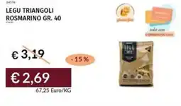 Prezzemolo e Vitale Legu triangoli rosmarino offerta
