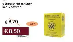 Prezzemolo e Vitale S.antonio chardonnay bag in box offerta