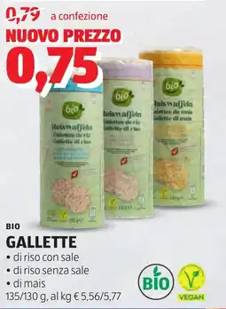 ALDI Bio gallette offerta