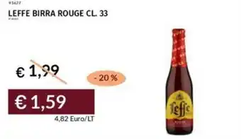 Prezzemolo e Vitale Leffe birra rouge offerta