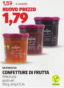ALDI Grandessa confetture di frutta offerta