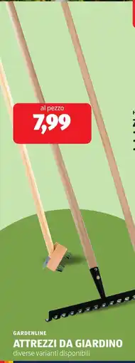 ALDI Gardenline attrezzi da giardino offerta