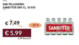 Prezzemolo e Vitale San pellegrino sanbitter dry offerta