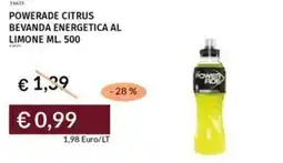 Prezzemolo e Vitale Powerade citrus bevanda energetica al limone offerta