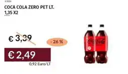 Prezzemolo e Vitale Coca cola zero pet offerta