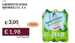 Prezzemolo e Vitale S.benedetto acqua naturale offerta